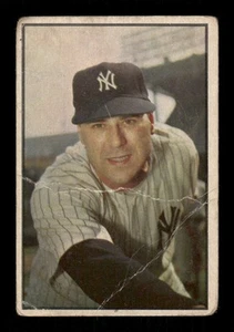 1953 Bowman Color 27 Vic Raschi schöne bis schlechte Knicke BXCP35 - Bild 1 von 2