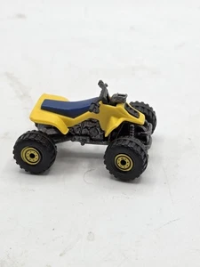 1986 HOT WHEELS-1/64 Diecast-Yellow Suzuki Quad ATV 4 Wheeler #2 -Malaysia - Picture 1 of 6