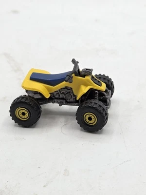 Hot Wheels 1986-1/64 diecast-amarillo Suzuki quad ATV 4 ruedas #2 - Malasia Foto 1 de 4
