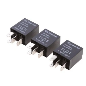 3 Stück 24V 30A Auto Automotive Van Boot Elektronische 4-polige SPST-Relais - Picture 1 of 6