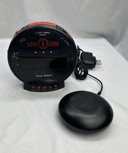 Reloj despertador bomba de alerta sónica con vibrador de cama súper agitador - Imagen 1 de 10