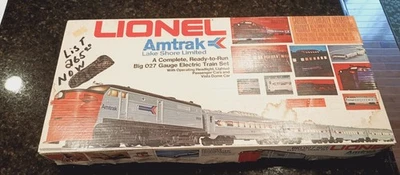 JUEGO COCHE LIONEL 6-1663 AMTRAK LAKESHORE LIMITED 027 8664 ALCO 6403 6404 6405 6406 Foto 1 de 4