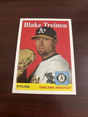 2019 Topps Archives - 1958 Design Blake Treinen #92 Oakland Athletics - Image 1 of 2