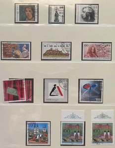 DEUTSCHLAND, 1996, Lot von 13 modernen Briefmarken, teils neu/ teils gebraucht/teilweise gestempelt - Bild 1 von 3