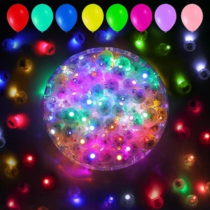Aogist 100Pcs Balloon Lights,Long Standby Time Waterproof Twinkle Mini Light,Bat - Picture 1 of 12