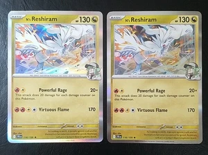 N'S RESHIRAM 116/159 (x2), HOLO, POKEMON CARDS (LP/NM) - Picture 1 of 9