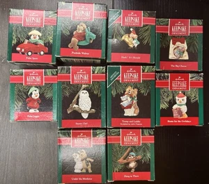 Hallmark Vintage Keepsake Ornaments - Assorted Lot Of 10 From 1990s #4 - Picture 1 of 1
