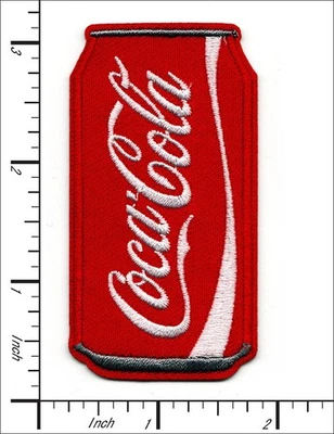 QIAGRAPHIX 20 Pcs Embroidered Iron on patches Vintage Soda CocaCola can 40x76mm AP065cL