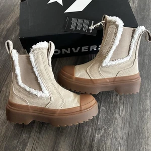 Converse Chuck Taylor All Star Lugged Chelsea Boot warm Quarry Egret KINDER Gr. 12 - Bild 1 von 6