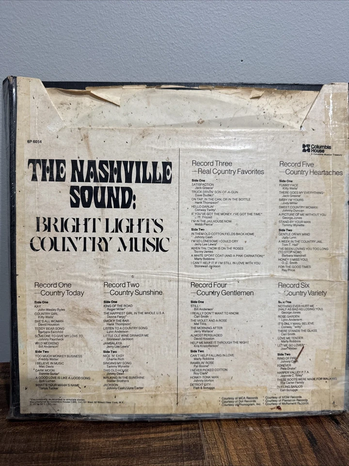 The Nashville Sound: Bright Lights Country Music Vinyl Record Set - Image 1 of 1