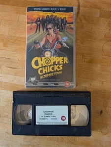 Chopper Chicks In Zombie Town Video VHS Biker Vintage Video Cert 18 1992 - Picture 1 of 3