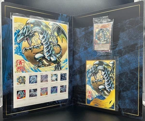 Yu-Gi-Oh 25th Anniversary Blue-Eyes White Dragon Ukiyoe Edition mit Postkarte JPN - Bild 1 von 6