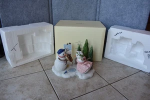 Lenox Masterpiece In The Making Snowman Couple Figurine by Lynn Bywaters FREE SH - Picture 1 of 9