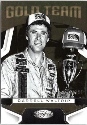 2016 Certified Darrell Waltrip 146/199 Gold Teams Insert Silver Foil #GT16 L👀k! - Image 1 of 2
