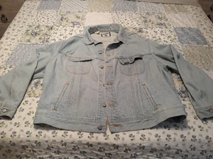 Chaqueta de Camionero LEE Denim Auténtica De Colección Lavada Piedra Ligera EE. UU. Talla XXL - Imagen 1 de 17