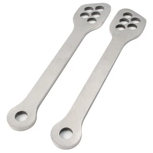 Adjustable 0-5"Rear Lowering Link Kit Fit Kawasaki Ninja 250R EX250 EX300 Silver - Picture 1 of 8