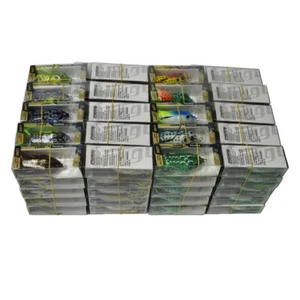 100Pcs Rubber Frog Fishing Lures Soft Float Bait 6cm/2.3'' With Retail Box - Picture 1 of 7