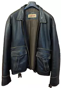 REDTIPS genuine leather jacket, heavyweight. ON-THE-ROAD - Foto 1 di 9