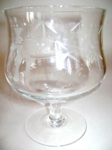 "Juego de 2 gafas de cristal grabadas con patrón de bambú noritake tallos copas 4 3/4" - Imagen 1 de 1