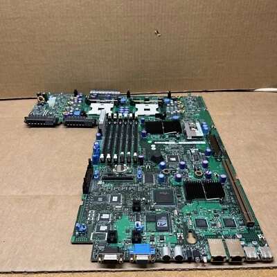 DELL POWEREDGE 2800 2850 INTEL 2X S604 MOTHERBOARD NJ023 C8306 M8938 HH719 T7971 - Image 1 of 4