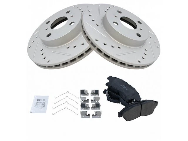 TRQ 28VC65S Front Brake Pad and Rotor Kit Fits 1993-1997 Geo Prizm - Изображение 1 из 1