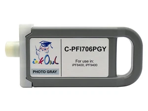 Cartucho compatible InkOwl 700 ml para CANON PFI-706PGY FOTO GRIS iPF8400 - Imagen 1 de 1