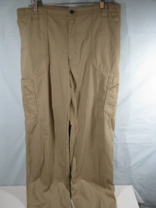 CARHARTT Brown Cargo Scrub Pants Mens Size 36X32 Tall Casual - Picture 1 of 10