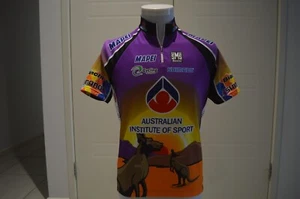 AUSTRALIAN INSTITUTE OF SPORT ORIGINAL CYCLING SHIRT SIZE XL! TRIATHLON - Picture 1 of 6