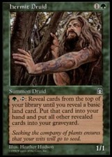 [1x] Hermit Druid - Slight Play, English - Stronghold MTG Magic