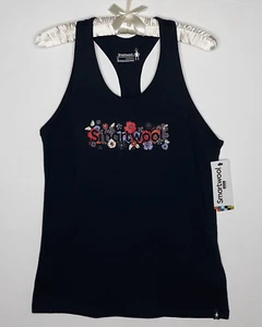 Smartwool Floral Meadow Racerback Tank Top Gr. S Deep Navy Merino Wool Blend - Bild 1 von 9