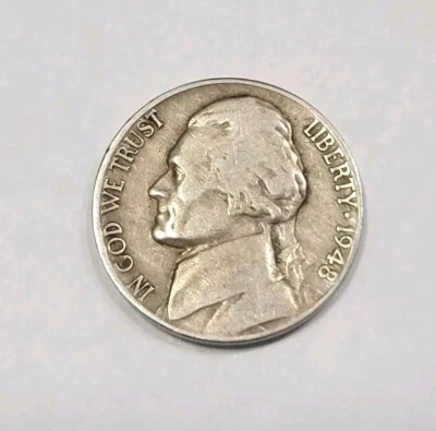 1948-D D/D Jefferson Nickel Rpm Ddr. - Image 1 of 4