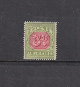 POSTAGE DUES: 1922-30 Third Watermark  Perf 14, 3d Carmine & Y/Green SG D95, MUH - Imagen 1 de 2