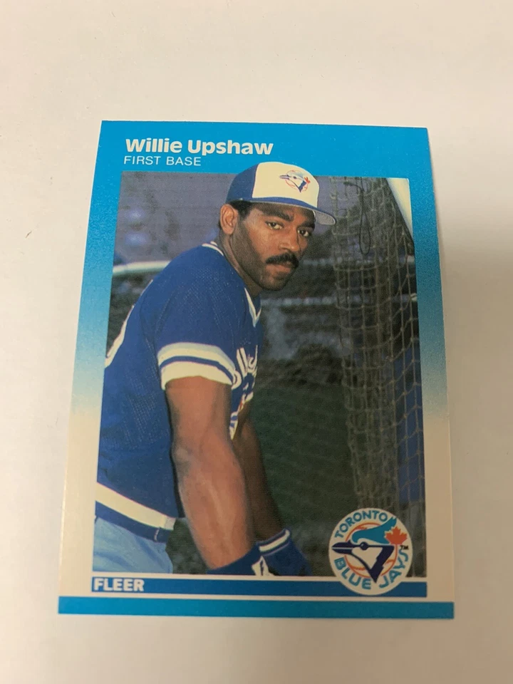 1987 Fleer Willie Upshaw Toronto Blue Jays  - Image 1 of 1