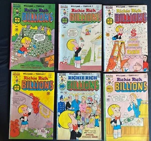 1970’s Richie Rich Billions Comic Lot 6 - Bild 1 von 13