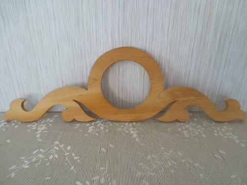 Vintage NOS 36" Architectural Scrollwork Door Topper Pediment Cover