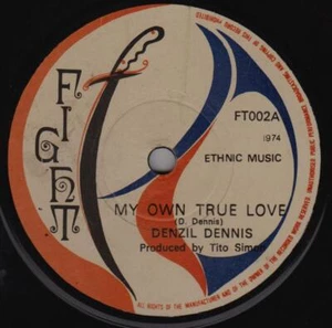DENZIL DENNIS My own true love / Let's be lovers Fight FT 002 Old store stock - Imagen 1 de 1