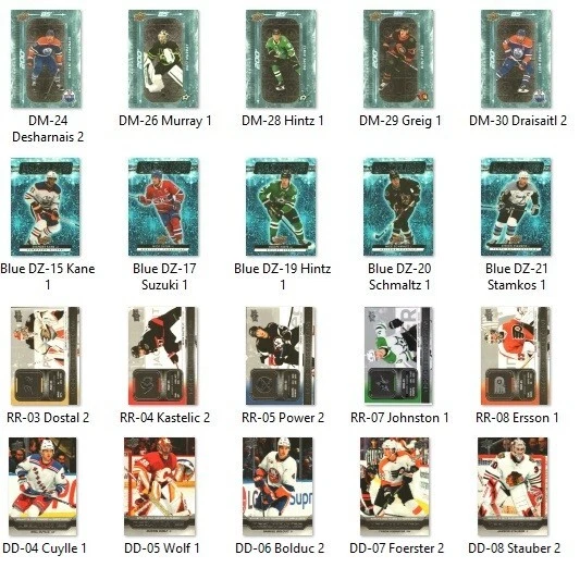 2023-24 UD Series 1 - Rookie Retrospec, Debut Dates, Dazzlers, 200x85 - Pick 'em - Image 1 of 1