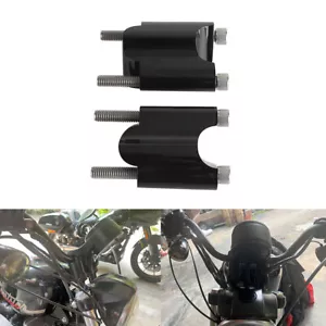 For Harley XL1200X Forty-Eight 2'' Riser 1'' Handlebar Riser Block Extension Kit - Picture 1 of 9