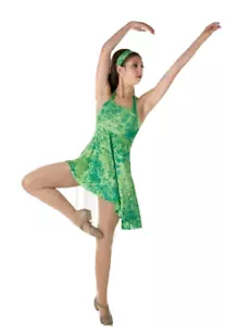 Lot of 9 Water Lilies Child 1-CXS, 1-6x7, 7-CM Dance Costume Asymmetrical Dress - Picture 1 of 3