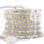 LED Strip 220V 240V 5050 SMD IP67 Waterproof Tape Lights Rope White Blue UK plug