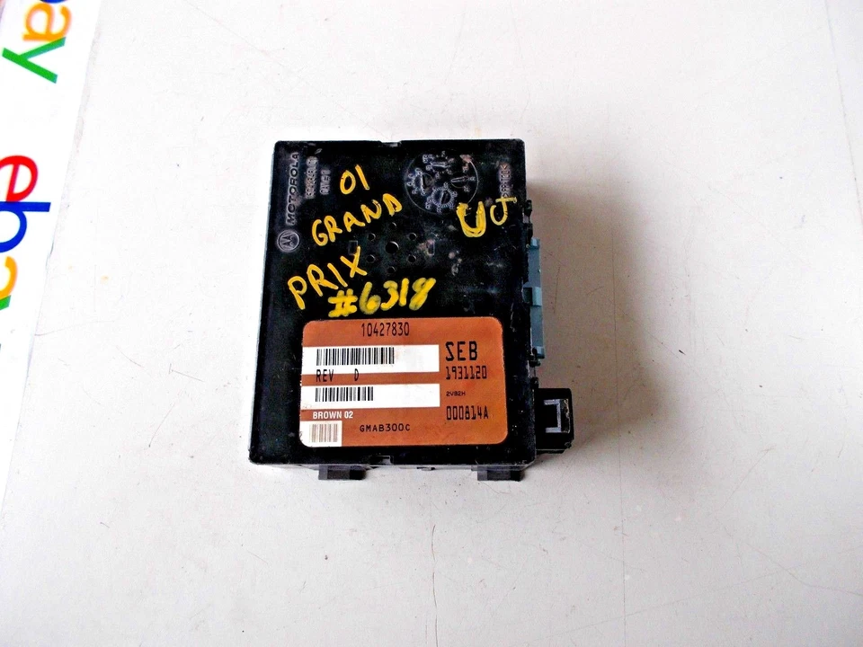 97 98 99 00 01   02 Chevrolet Venture BODY CONTROL MODULE 10427830 OEM FREE SHIP Foto 1 de 4