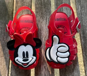 sandali mini melissa minnie mouse taglia 5 nuovi senza etichette - Foto 1 di 2