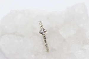 Schöner Marken Damen Ring aus 750er Gelbgold mit Diamanten 0,19 ct. - Picture 1 of 5