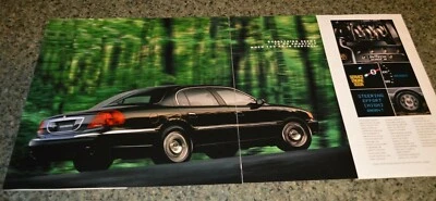 1998 LINCOLN CONTINENTAL ORIGINAL DEALER ADVERTISEMENT AD 98 FOLD OUT  - Image 1 of 2