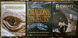 ELEPHANTS IN THE ROOM & DINOSAURS! DVD CHRISTIANITY GOD'S CREATIONS DOCUMENTARY - Picture 1 of 3
