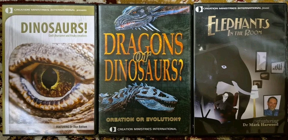 ELEPHANTS IN THE ROOM & DINOSAURS! DVD CHRISTIANITY GOD'S CREATIONS DOCUMENTARY - Image 1 of 3