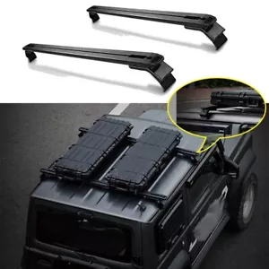 2PCS Black cross bar fits for SUZUKI JIMNY 2019-2024 Roof rails rack Crossbar - Picture 1 of 12