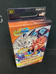 Rise of the Unison Warrior Premium Pack FIRST EDITION (Set 01) Dragon Ball Super - Picture 1 of 2