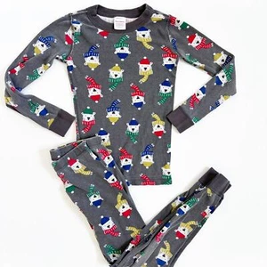6-7Y Hanna Andersson Polar Bear Printed Pajamas - Picture 1 of 9