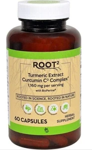 Vitacost ROOT2 Extracto de Cúrcuma Curcumina C3 Complejo y Bioperina 60 Cápsulas 7/2026 - Imagen 1 de 2